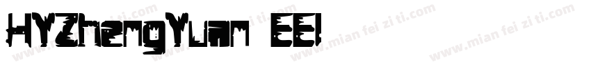 HYZhengYuan EEJ字体转换